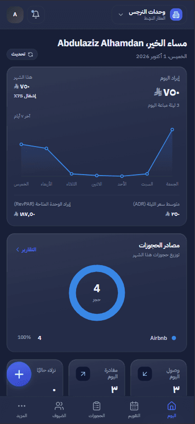لقطة من تطبيق ربط للأفراد
